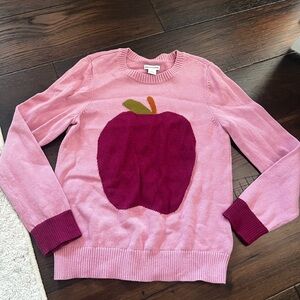 Crewneck Pink Apple Sweater